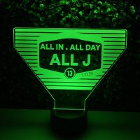 LED Acrylic Light Up Display Centerpiece - Create Your Own With Photo, Text, Logo or Design - Sweet 16, Birthday, Bar/Bat Mitzvah, Weddings, Graduation - Image 3