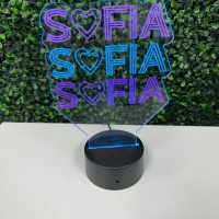 LED Acrylic Light Up Display Centerpiece - Create Your Own With Photo, Text, Logo or Design - Sweet 16, Birthday, Bar/Bat Mitzvah, Weddings, Graduation - Image 6