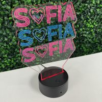 LED Acrylic Light Up Display Centerpiece - Create Your Own With Photo, Text, Logo or Design - Sweet 16, Birthday, Bar/Bat Mitzvah, Weddings, Graduation - Image 5