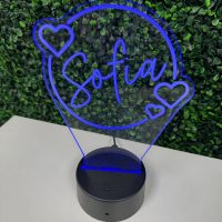 LED Acrylic Light Up Display Centerpiece - Create Your Own With Photo, Text, Logo or Design - Sweet 16, Birthday, Bar/Bat Mitzvah, Weddings, Graduation - Image 5