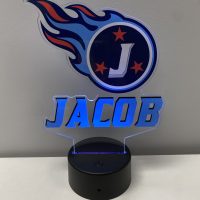 LED Acrylic Light Up Display Centerpiece - Create Your Own With Photo, Text, Logo or Design - Sweet 16, Birthday, Bar/Bat Mitzvah, Weddings, Graduation - Image 4