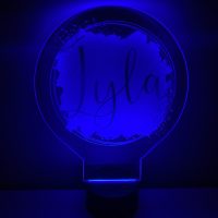 LED Acrylic Light Up Display Centerpiece - Create Your Own With Photo, Text, Logo or Design - Sweet 16, Birthday, Bar/Bat Mitzvah, Weddings, Graduation - Image 7