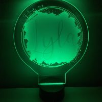 LED Acrylic Light Up Display Centerpiece - Create Your Own With Photo, Text, Logo or Design - Sweet 16, Birthday, Bar/Bat Mitzvah, Weddings, Graduation - Image 6