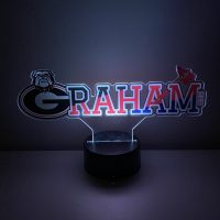 LED Acrylic Light Up Display Centerpiece - Create Your Own With Photo, Text, Logo or Design - Sweet 16, Birthday, Bar/Bat Mitzvah, Weddings, Graduation