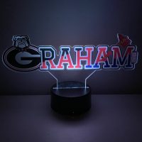 LED Acrylic Light Up Display Centerpiece - Create Your Own With Photo, Text, Logo or Design - Sweet 16, Birthday, Bar/Bat Mitzvah, Weddings, Graduation - Image 5
