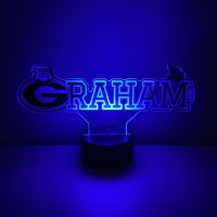 LED Acrylic Light Up Display Centerpiece - Create Your Own With Photo, Text, Logo or Design - Sweet 16, Birthday, Bar/Bat Mitzvah, Weddings, Graduation - Image 4