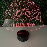 LED Acrylic Light Up Display Centerpiece - Create Your Own With Photo, Text, Logo or Design - Sweet 16, Birthday, Bar/Bat Mitzvah, Weddings, Graduation - Image 5