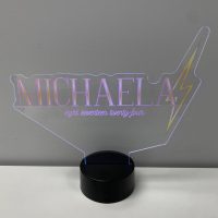 LED Acrylic Light Up Display Centerpiece - Create Your Own With Photo, Text, Logo or Design - Sweet 16, Birthday, Bar/Bat Mitzvah, Weddings, Graduation - Image 8