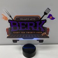 LED Acrylic Light Up Display Centerpiece - Create Your Own With Photo, Text, Logo or Design - Sweet 16, Birthday, Bar/Bat Mitzvah, Weddings, Graduation