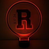 LED Acrylic Light Up Display Centerpiece - Create Your Own With Photo, Text, Logo or Design - Sweet 16, Birthday, Bar/Bat Mitzvah, Weddings, Graduation - Image 3