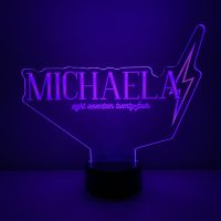 LED Acrylic Light Up Display Centerpiece - Create Your Own With Photo, Text, Logo or Design - Sweet 16, Birthday, Bar/Bat Mitzvah, Weddings, Graduation - Image 4