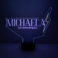 LED Acrylic Light Up Display Centerpiece - Create Your Own With Photo, Text, Logo or Design - Sweet 16, Birthday, Bar/Bat Mitzvah, Weddings, Graduation - Image 2