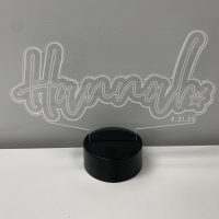 LED Acrylic Light Up Display Centerpiece - Create Your Own With Photo, Text, Logo or Design - Sweet 16, Birthday, Bar/Bat Mitzvah, Weddings, Graduation - Image 2