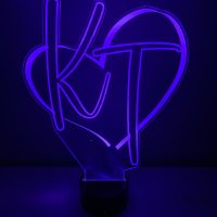 LED Acrylic Light Up Display Centerpiece - Create Your Own With Photo, Text, Logo or Design - Sweet 16, Birthday, Bar/Bat Mitzvah, Weddings, Graduation - Image 9