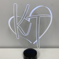 LED Acrylic Light Up Display Centerpiece - Create Your Own With Photo, Text, Logo or Design - Sweet 16, Birthday, Bar/Bat Mitzvah, Weddings, Graduation - Image 7