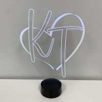 LED Acrylic Light Up Display Centerpiece - Create Your Own With Photo, Text, Logo or Design - Sweet 16, Birthday, Bar/Bat Mitzvah, Weddings, Graduation - Image 6