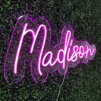 Acrylic Neon Sign | Birthday Party Neon Sign | Wedding Neon Sign | Sweet 16 Neon Sign | Bar Bat Mitzvah Business Neon Sign - Image 6