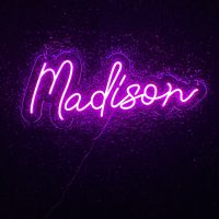 Acrylic Neon Sign | Birthday Party Neon Sign | Wedding Neon Sign | Sweet 16 Neon Sign | Bar Bat Mitzvah Business Neon Sign