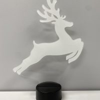 Rudolph the Red Nosed Reindeer LED Acrylic Light Up Display Centerpiece - Christmas Holiday Gift - Image 8
