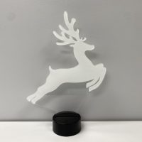 Rudolph the Red Nosed Reindeer LED Acrylic Light Up Display Centerpiece - Christmas Holiday Gift - Image 7