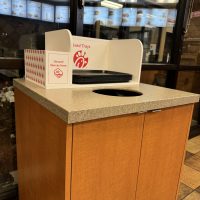 Chick-fil-A Sauces and Trays Holder Organizer for Top of Trash Cans - Image 5