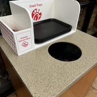 Chick-fil-A Sauces and Trays Holder Organizer for Top of Trash Cans - Image 3