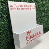 Chick-fil-A Flower Box (fake florals not included) with Customized Store Location Name - Image 6