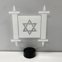 Torah LED Acrylic Light Up Display Centerpiece - Chanukkah Holiday Gift | Bar Bat Mitzvah Decor - Image 7