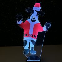 Chick-fil-A Holiday Christmas Cow LED Acrylic Light Up Display Centerpiece - Holiday Gift - Image 3