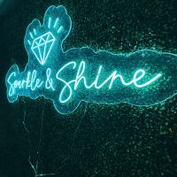Sparkle and Shine with Diamond Acrylic Neon Sign | Birthday Party Neon Sign | Wedding Neon Sign | Sweet 16 Neon Sign | Bar Bat Mitzvah Business Neon Sign - Image 9