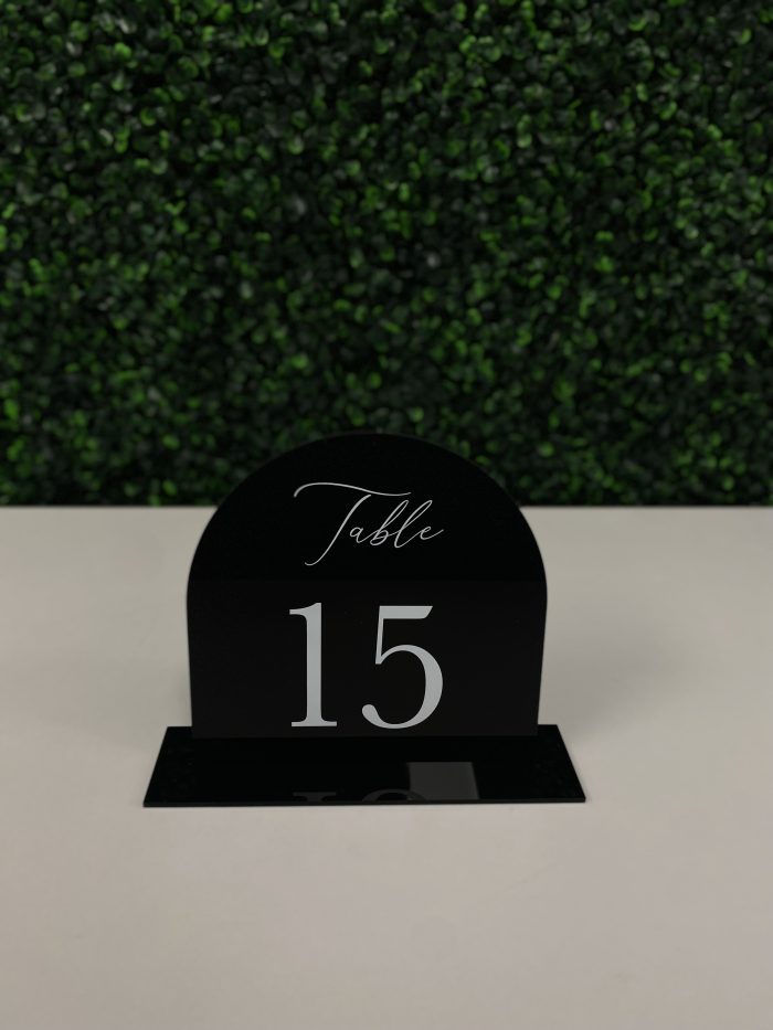 Custom Table Numbers | Menu Sign - Wedding | Bar Bat Mitzvahs | Party | Anniversary