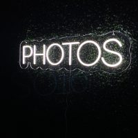 Photos Acrylic Neon Sign | Birthday Party Neon Sign | Wedding Neon Sign | Sweet 16 Neon Sign | Bar Bat Mitzvah Business Neon Sign - Image 3