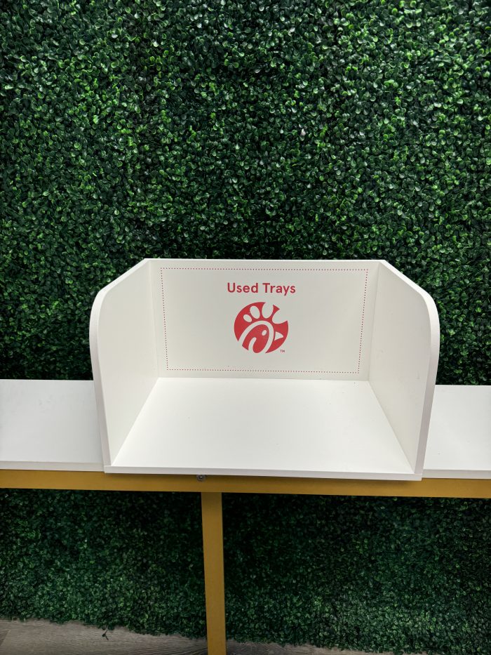 Chick-fil-A Tray Holder Organizer for Top of Trash Cans