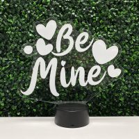 Be Mine LED Acrylic Light Up Display Centerpiece - Valentine's Day Holiday Gift - Image 5