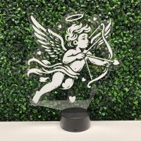 Cupid Arrow LED Acrylic Light Up Display Centerpiece - Valentine's Day Holiday Gift - Image 4