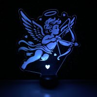 Cupid Arrow LED Acrylic Light Up Display Centerpiece - Valentine's Day Holiday Gift - Image 5