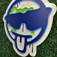 Custom Acrylic Layered + Neon Accent Sign In Board for Events, Wedding, Bar/Bat Mitzvahs - Image 7