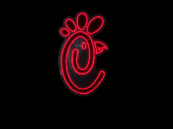 Chick-fil-A Chicken Neon Sign | Acrylic Neon Sign | Custom Neon Sign - Image 3