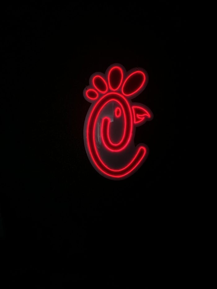 Chick-fil-A Chicken Neon Sign | Acrylic Neon Sign | Custom Neon Sign - Image 6