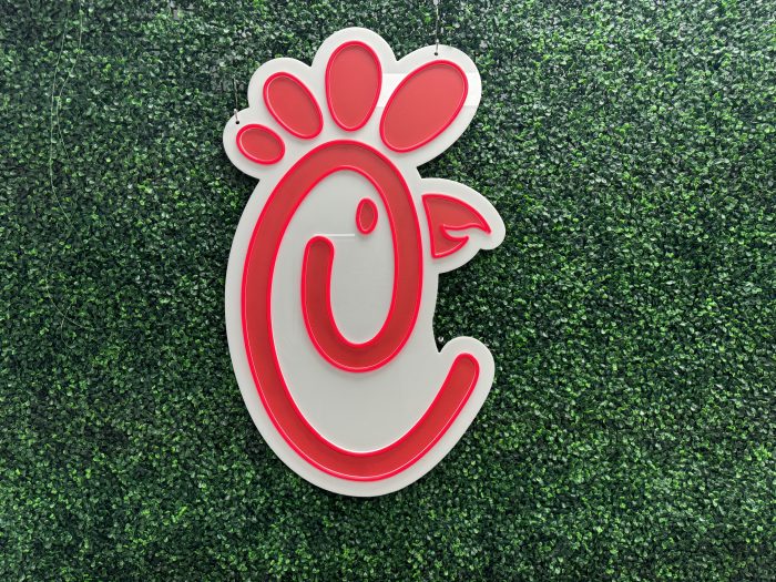 Chick-fil-A Chicken Neon Sign | Acrylic Neon Sign | Custom Neon Sign - Image 7