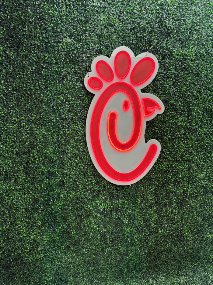 Chick-fil-A Chicken Neon Sign | Acrylic Neon Sign | Custom Neon Sign - Image 5