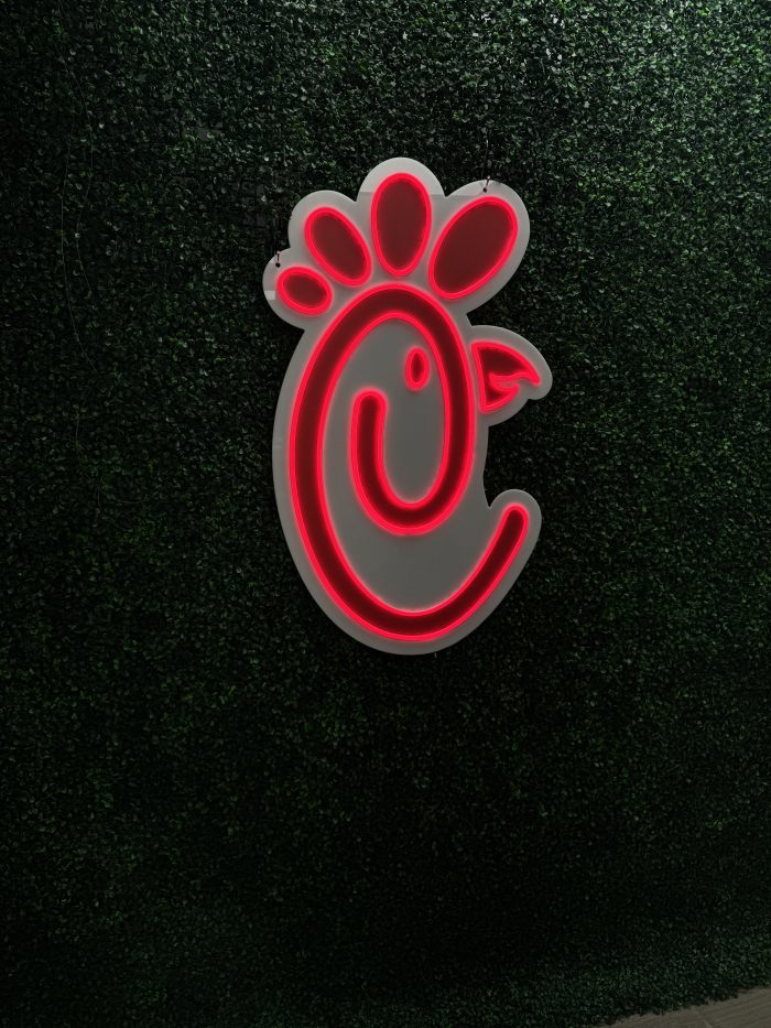 Chick-fil-A Chicken Neon Sign | Acrylic Neon Sign | Custom Neon Sign - Image 10