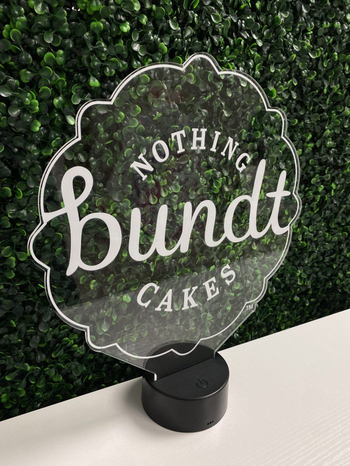 Nothing bundt Cakes LED Acrylic Light Up Display Centerpiece - Image 8