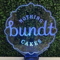 Nothing bundt Cakes LED Acrylic Light Up Display Centerpiece - Image 9