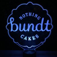 Nothing bundt Cakes LED Acrylic Light Up Display Centerpiece - Image 6