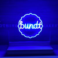 Custom Acrylic Nothing bundt Cakes Neon Business Sign with Stand and/or Hanging Option - Image 11