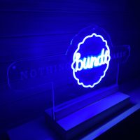 Custom Acrylic Nothing bundt Cakes Neon Business Sign with Stand and/or Hanging Option - Image 12