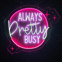 Custom Acrylic Neon Business Sign | Birthday Party Neon Sign | Wedding Neon Sign | Sweet 16 Neon Sign | Bar Bat Mitzvah Neon Sign