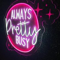 Custom Acrylic Neon Business Sign | Birthday Party Neon Sign | Wedding Neon Sign | Sweet 16 Neon Sign | Bar Bat Mitzvah Neon Sign - Image 2