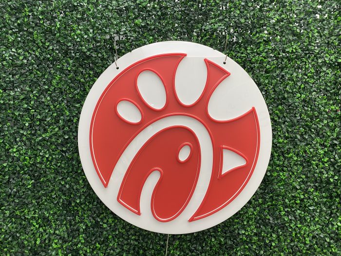 Chick-fil-A Chicken Neon Sign | Acrylic Neon Sign | Custom Neon Sign - Image 9